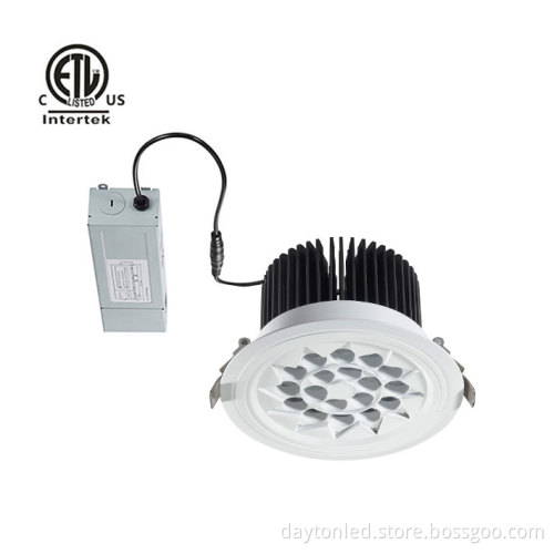 SZDAYTON Lighting Sunflower Series ETL Listed 40W LED Jewelry Spotlight with 5 Years Warranty